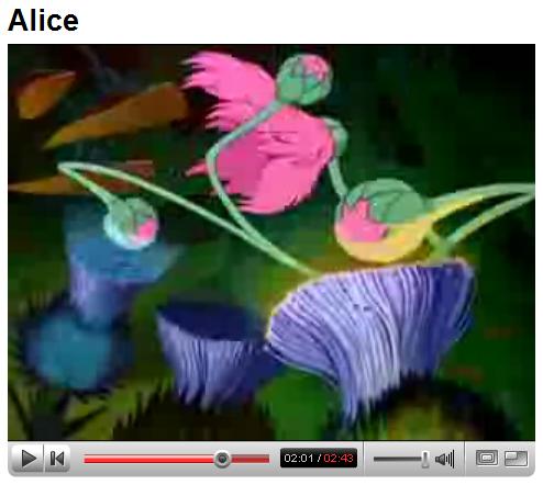 Video remix of Alice in Wonderland from Perth, Australia