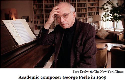 Academic composer George Perle in 1999