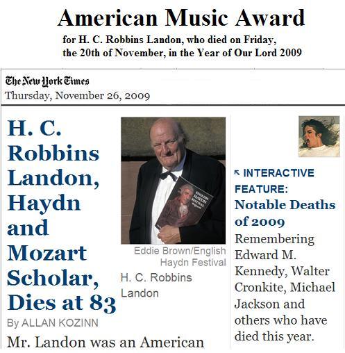 IMAGE- NY Times obituaries, Thanksgiving Day, 2009