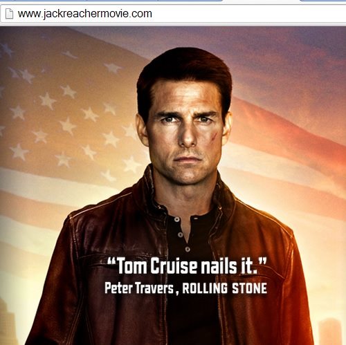 IMAGE- Tom Cruise as Jack Reacher