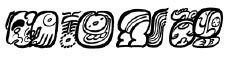 Maya glyphs