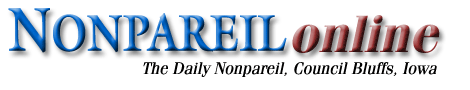 Masthead of The Daily Nonpareil, Council Bluffs, Iowa