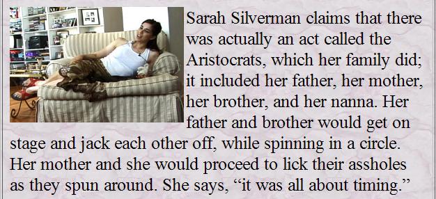 Sarah Silverman as an Aristocrat