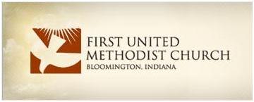 Dove logo, First United Methodist Church of Bloomington, Indiana