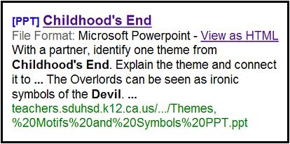 Childhood's End-- Overlords as 'ironic symbols of the Devil'
