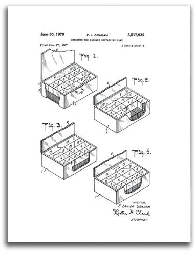 Image of Chess Set patent papers.