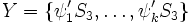 Y = \{\psi'_1S_3, \ldots, \psi'_kS_3 \}